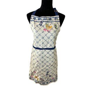 Maison‎ DHermine Floral Print Cotton Apron